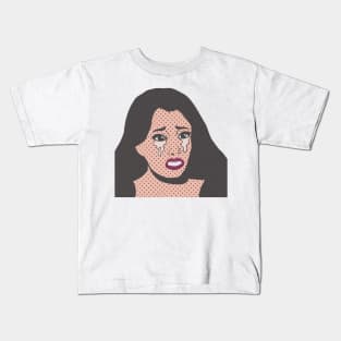 Pop art woman Kids T-Shirt